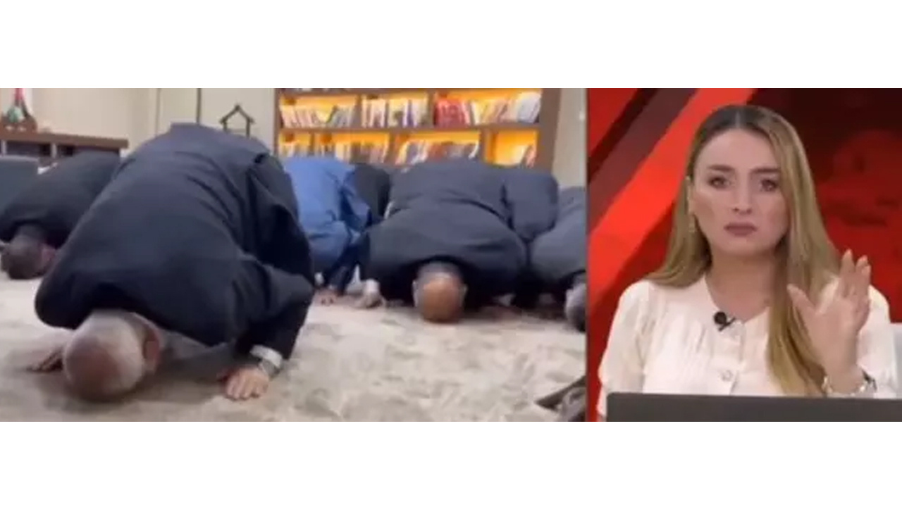 Hamas liderlerinin namaz videosuna Azerbaycanlı sunucu tepki gösterdi