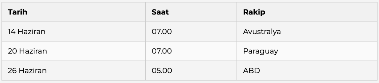 Türkiye'nin Dünya Kupası'ndaki rakipleri belli oldu! İşte fikstür ve maç saatleri - Resim: 0
